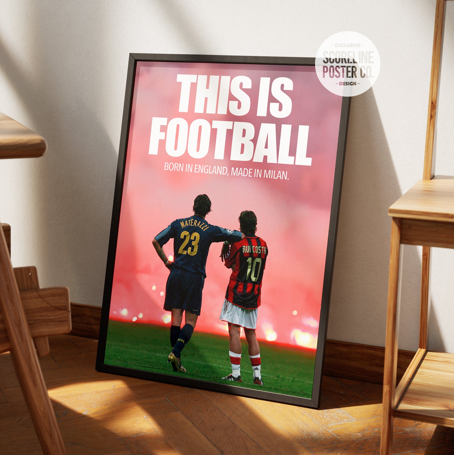 Milan 'This Is Football' Poster