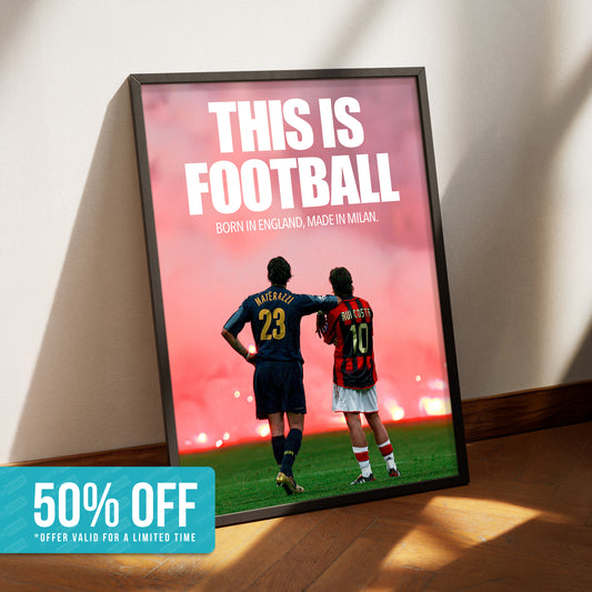 Milan 'This Is Football' Poster