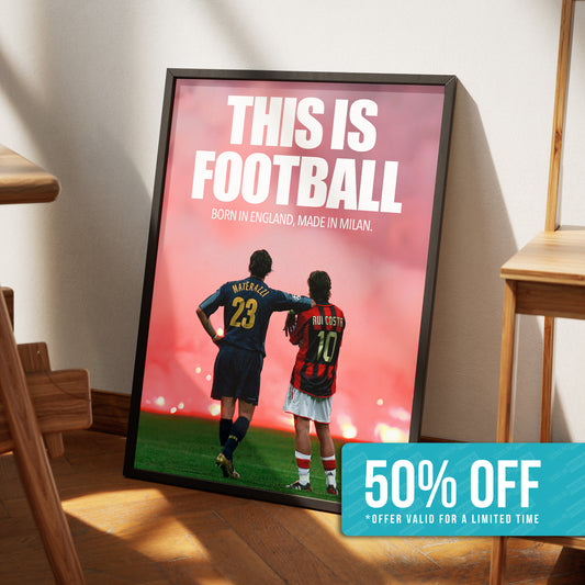 Milan 'This Is Football' Poster