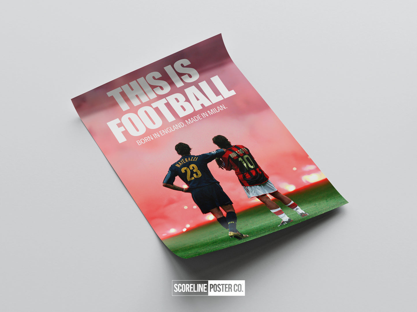 Milan 'This Is Football' Poster