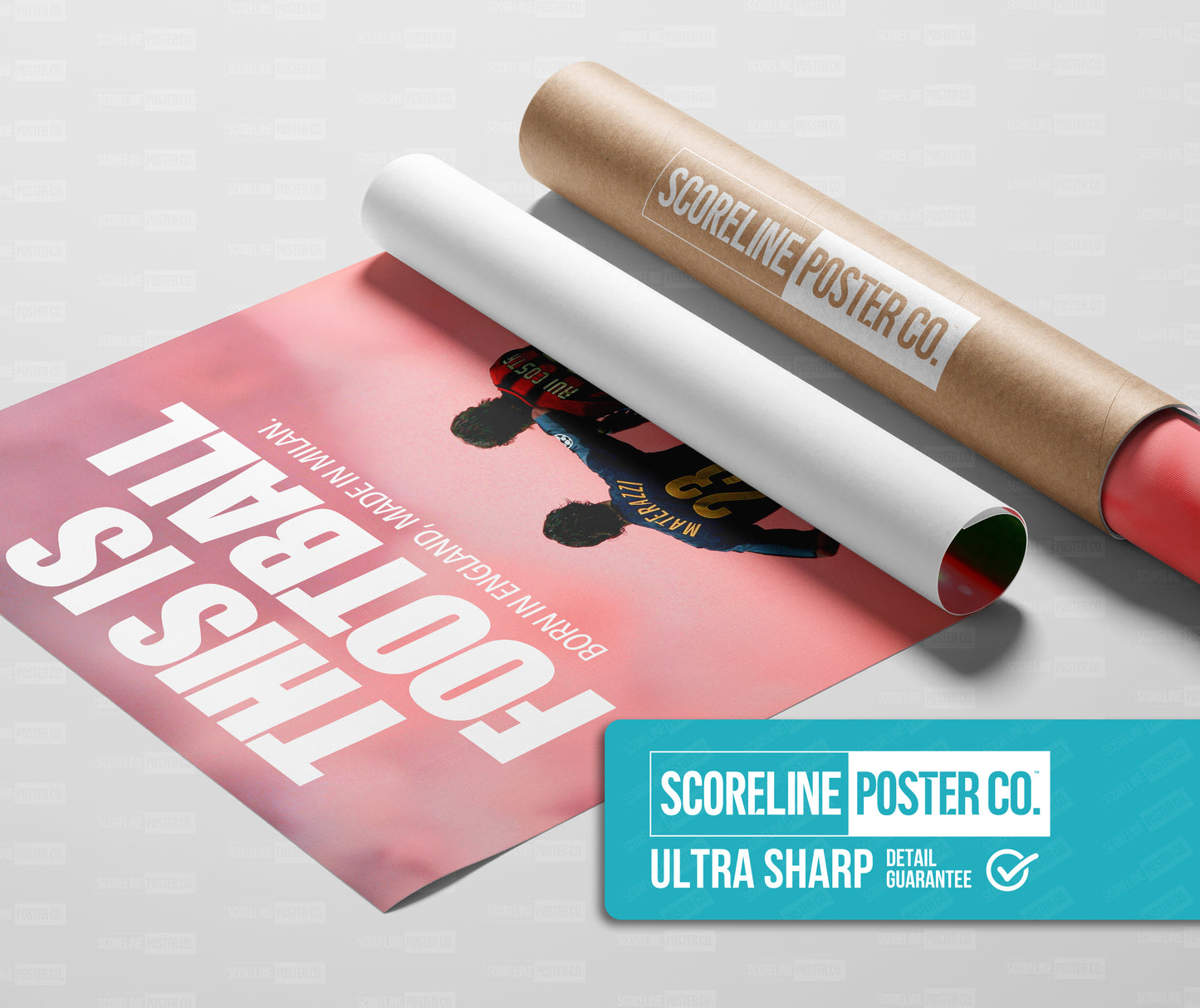 Milan 'This Is Football' Poster