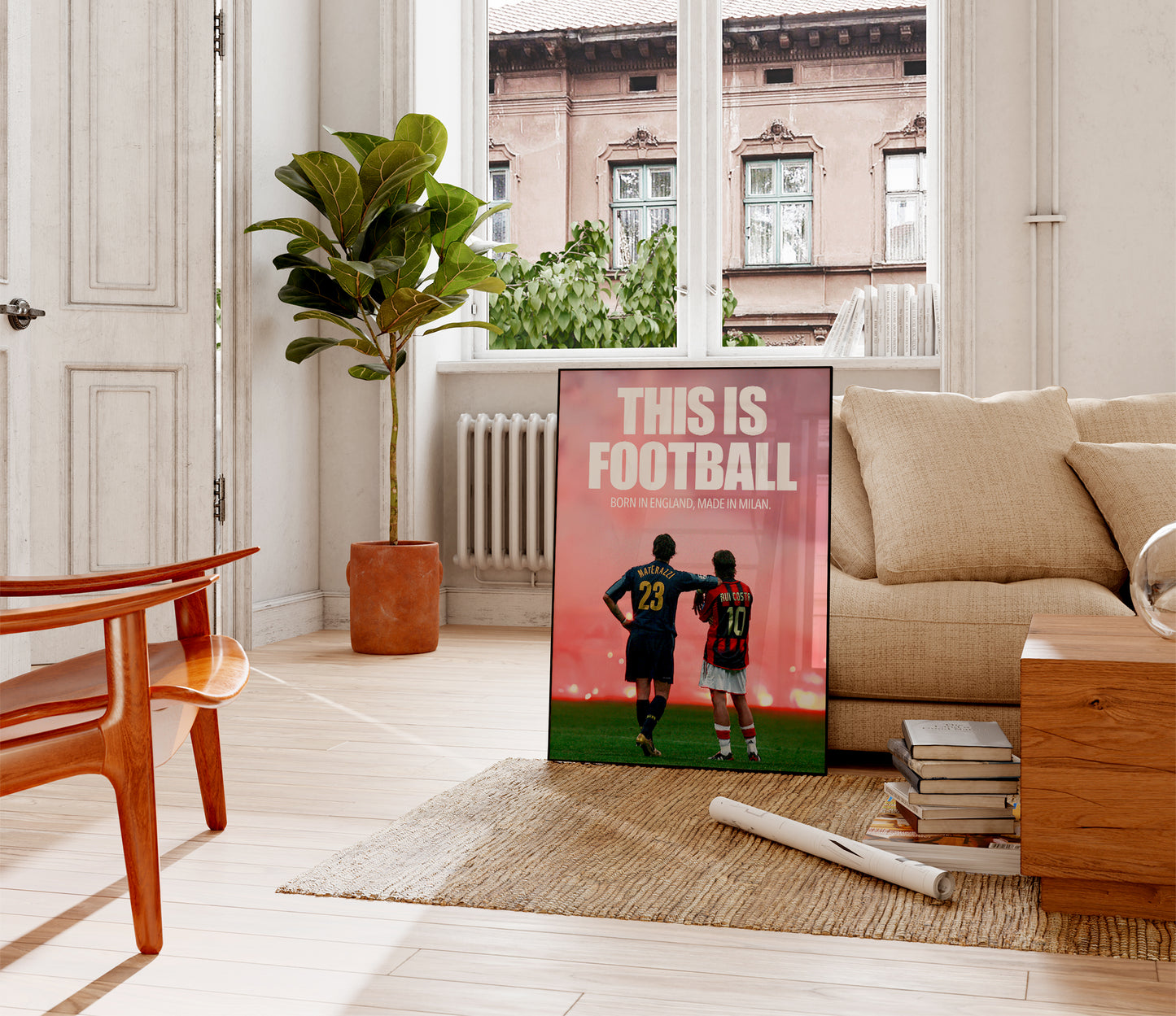 Milan 'This Is Football' Poster