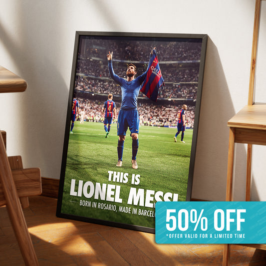 Lionel Messi 'This Is Lionel Messi' Poster