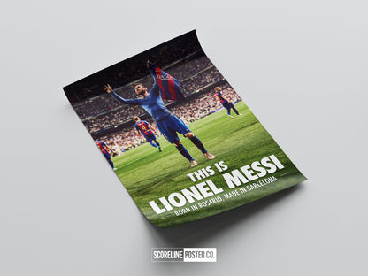 Lionel Messi 'This Is Lionel Messi' Poster