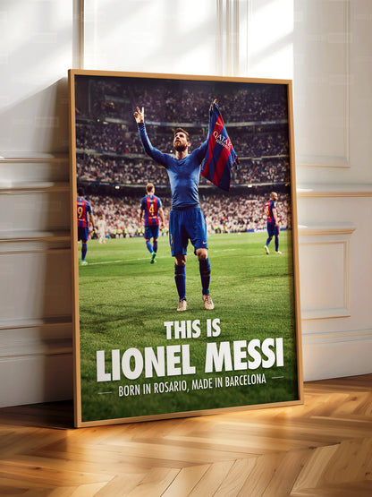Lionel Messi 'This Is Lionel Messi' Poster