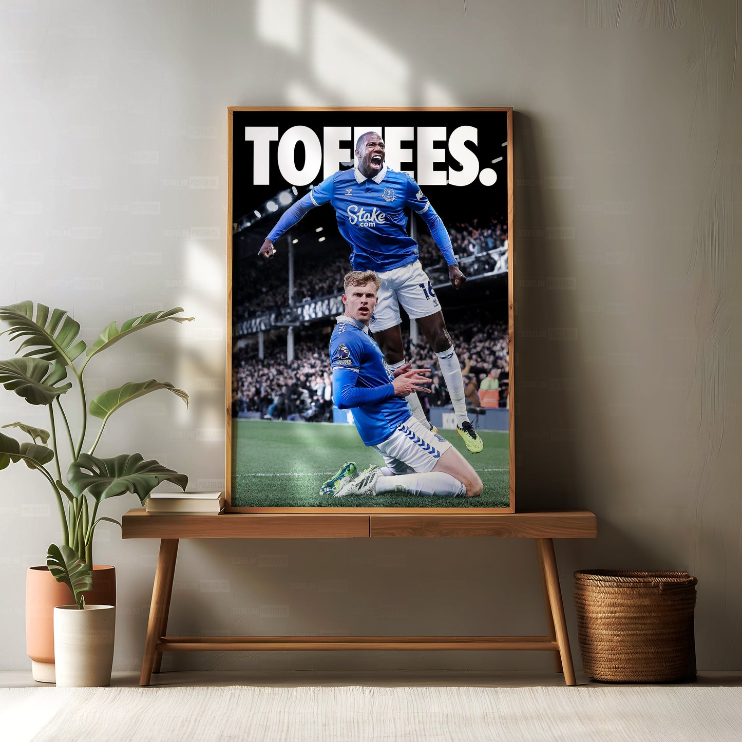 Everton 'Toffees' Poster