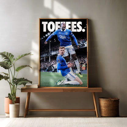 Everton 'Toffees' Poster