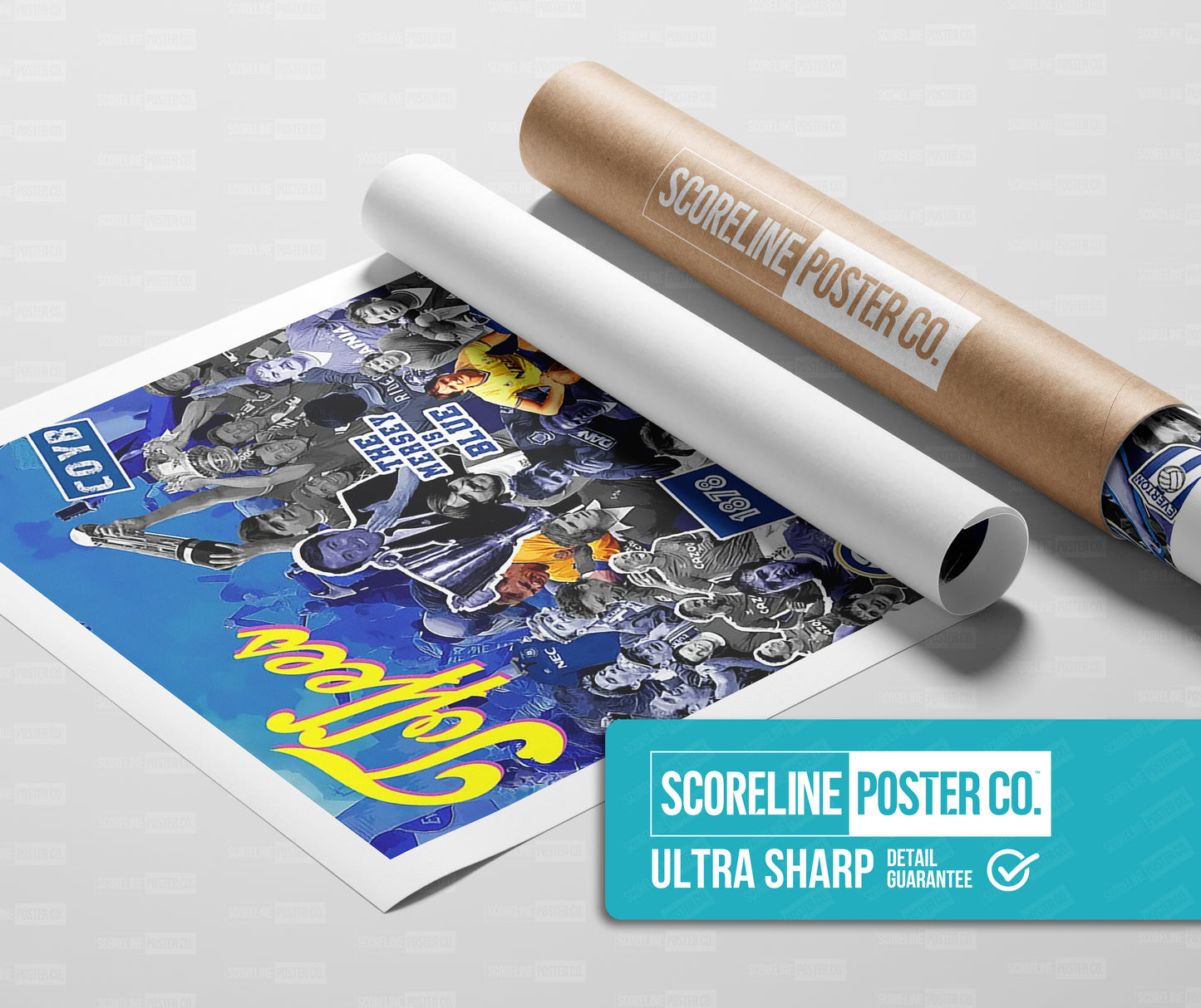 Everton 'Toffees' Vintage Poster