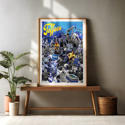 Everton 'Toffees' Vintage Poster
