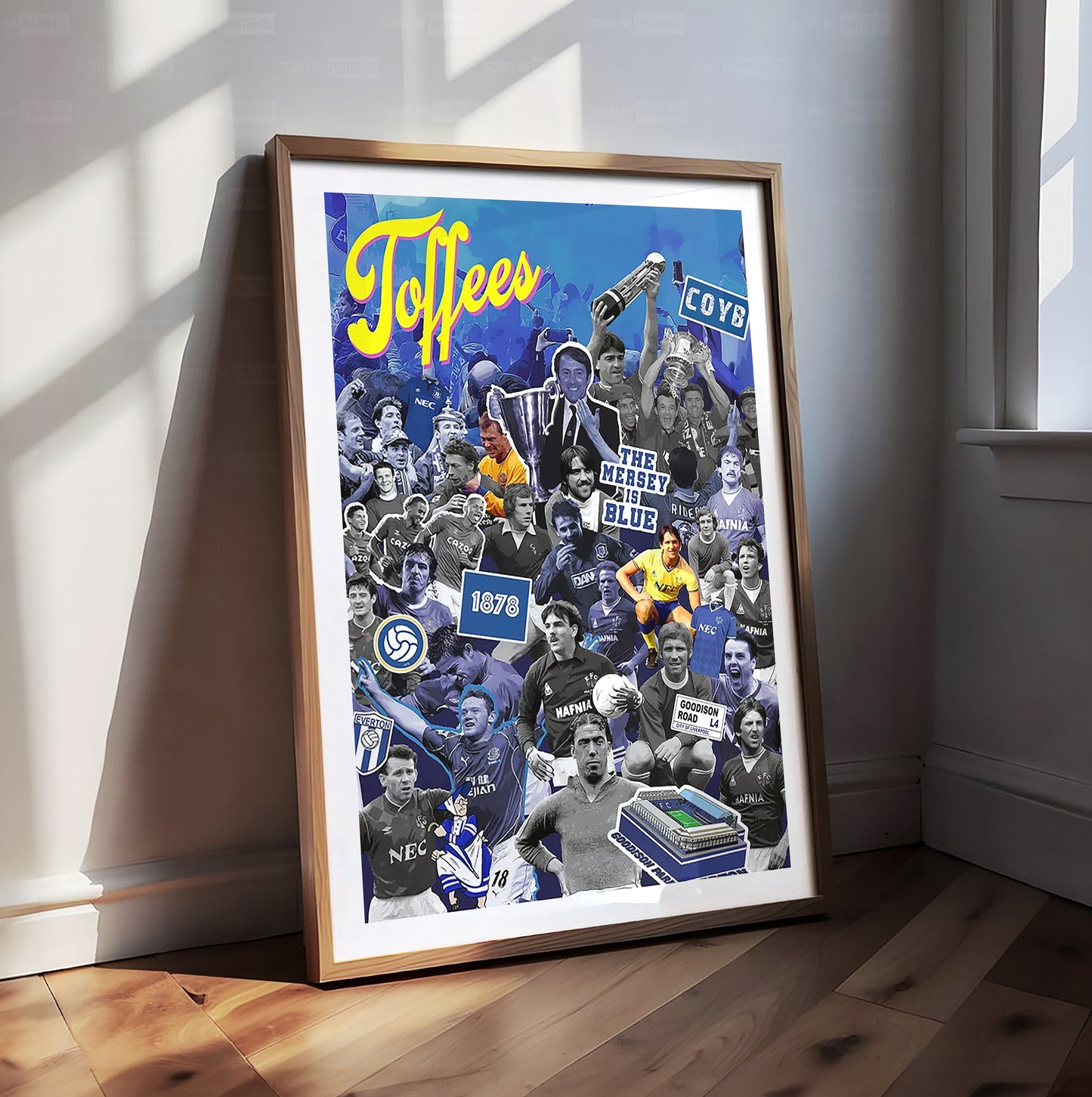 Everton 'Toffees' Vintage Poster