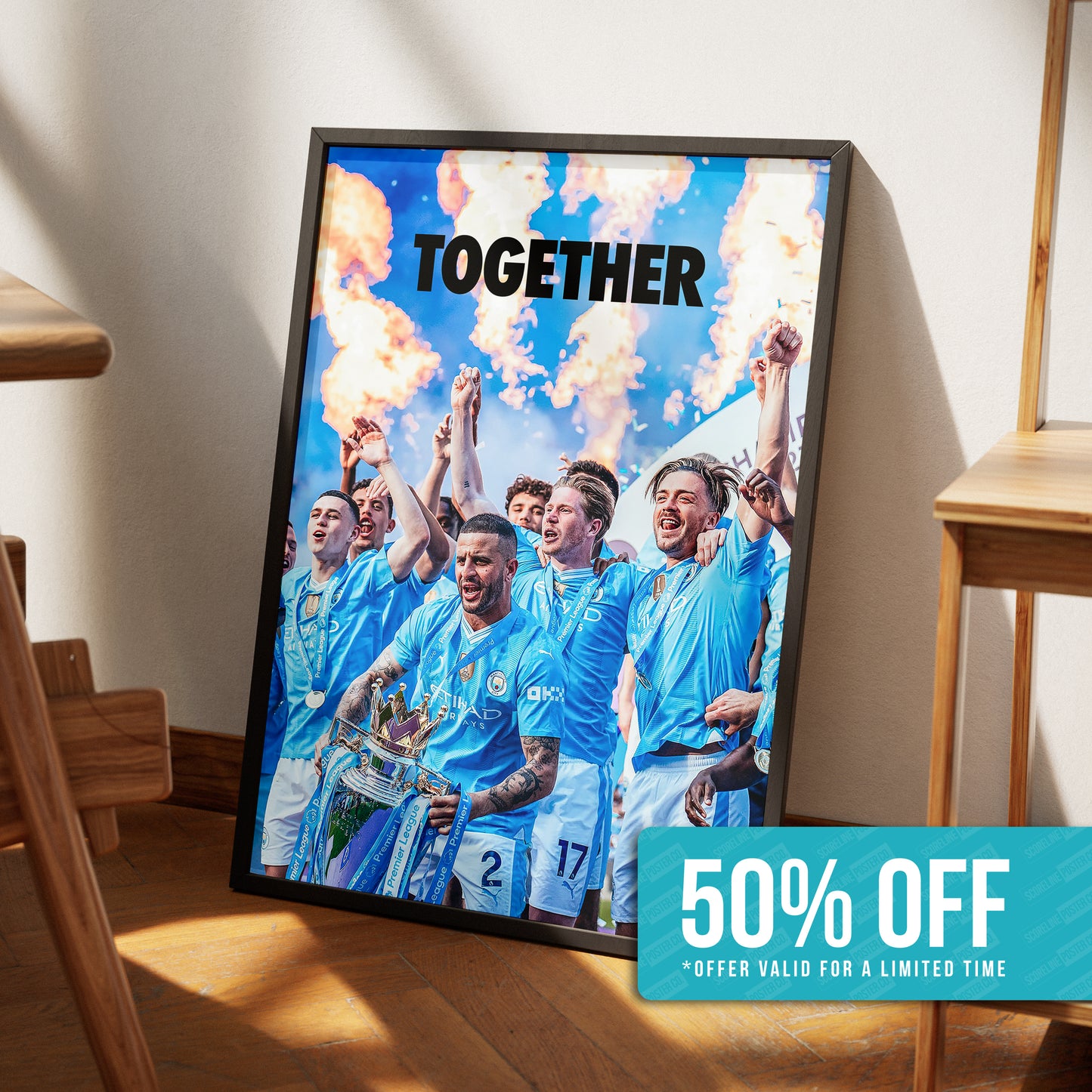 Manchester City 'Together' Poster