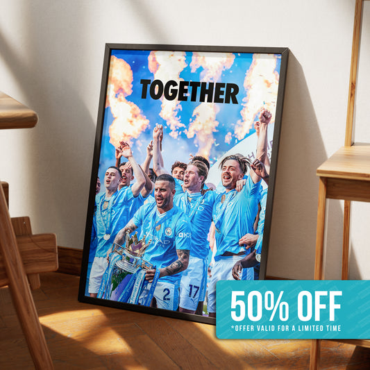 Manchester City 'Together' Poster