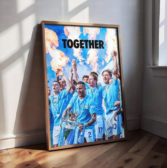 Manchester City 'Together' Poster