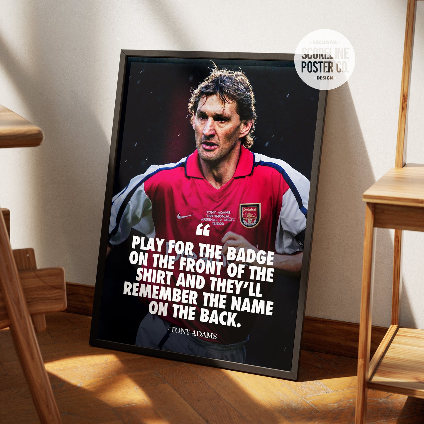 Tony Adams 'Quote' Poster
