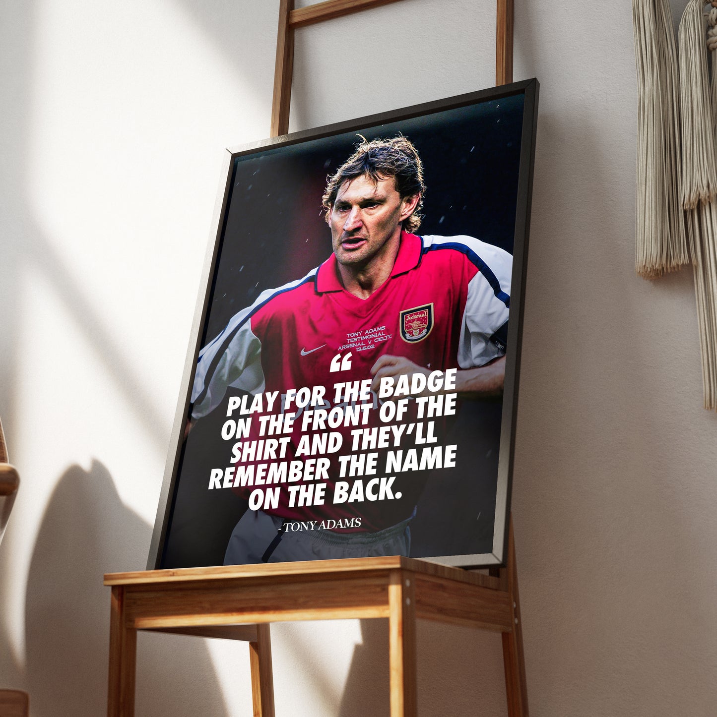 Tony Adams 'Quote' Poster