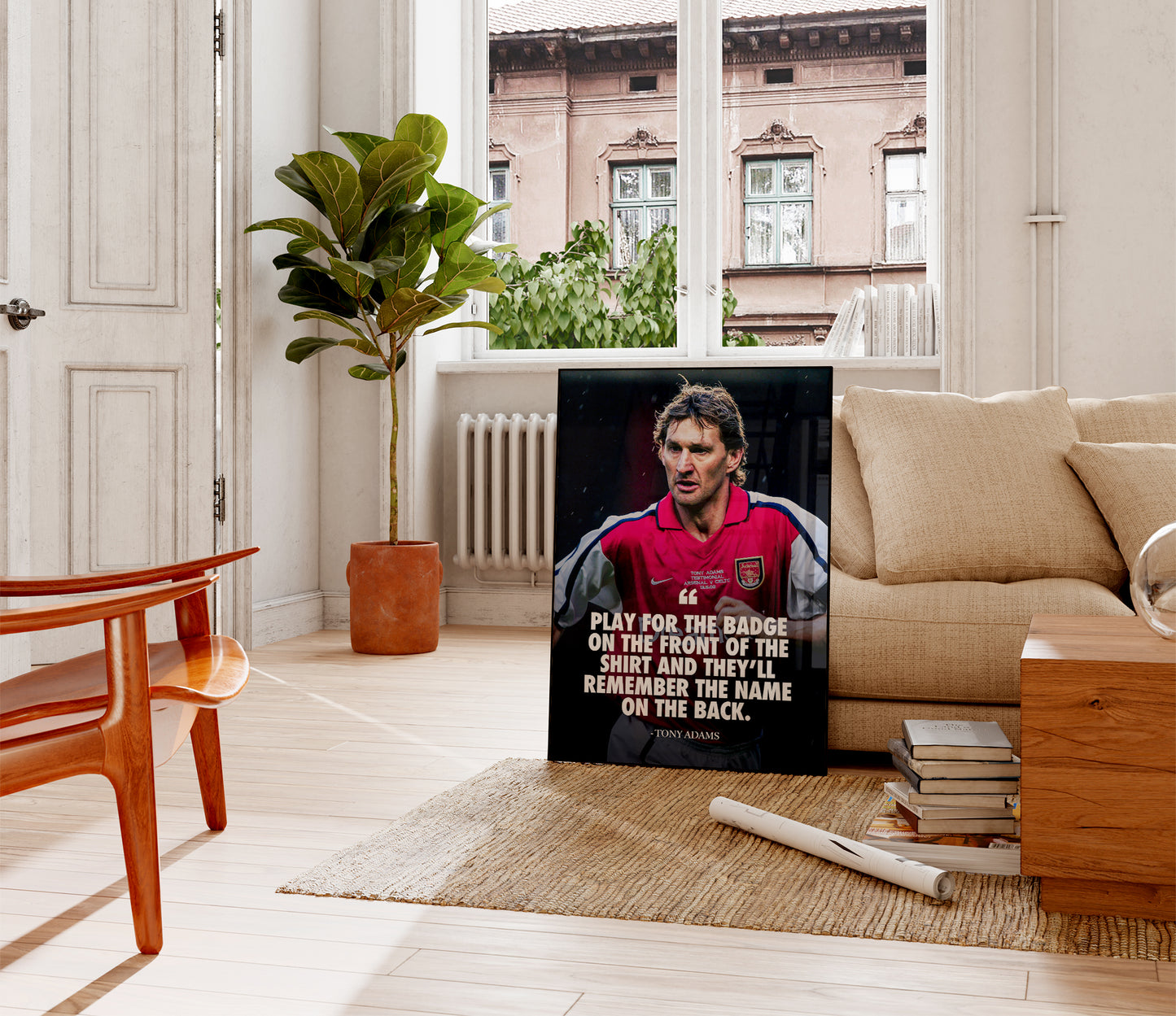 Tony Adams 'Quote' Poster
