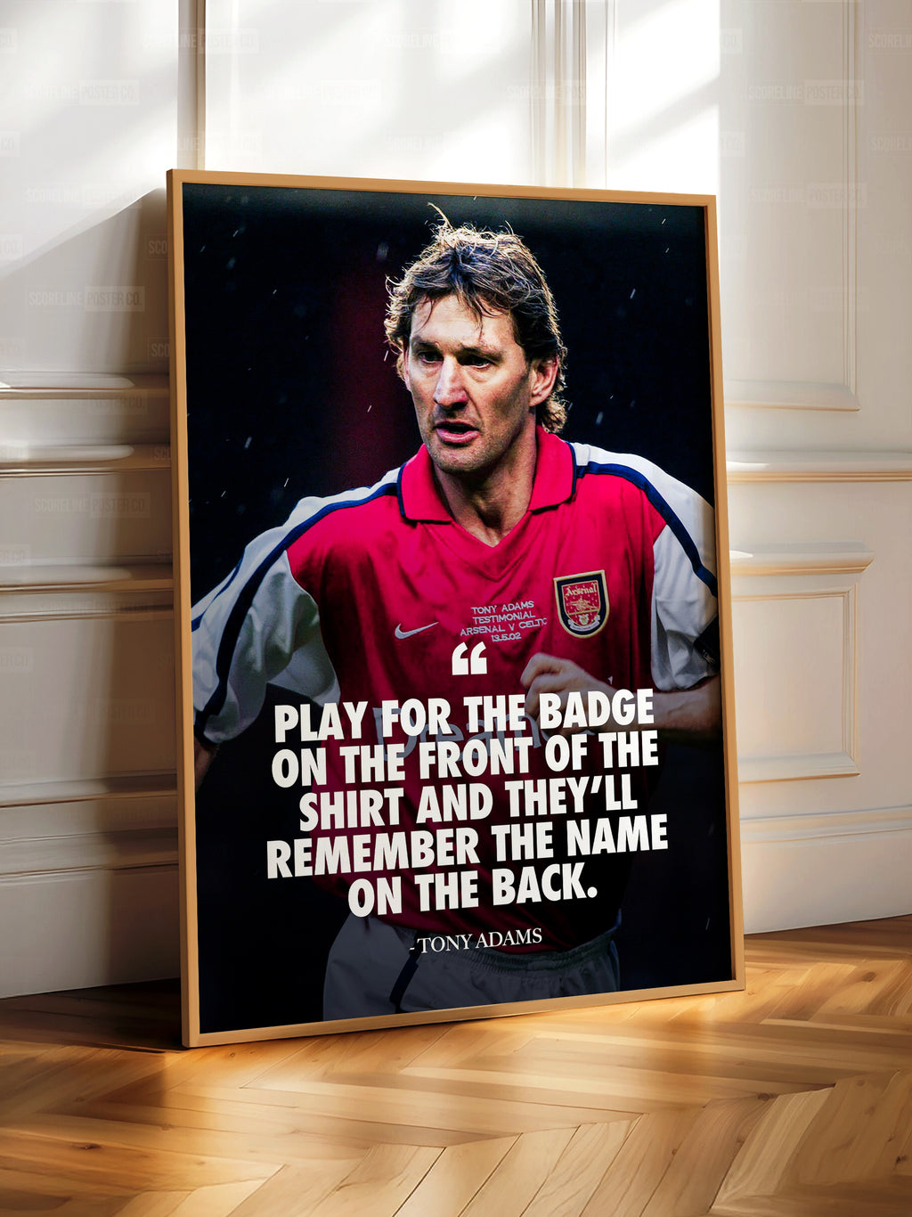 Tony Adams 'Quote' Poster