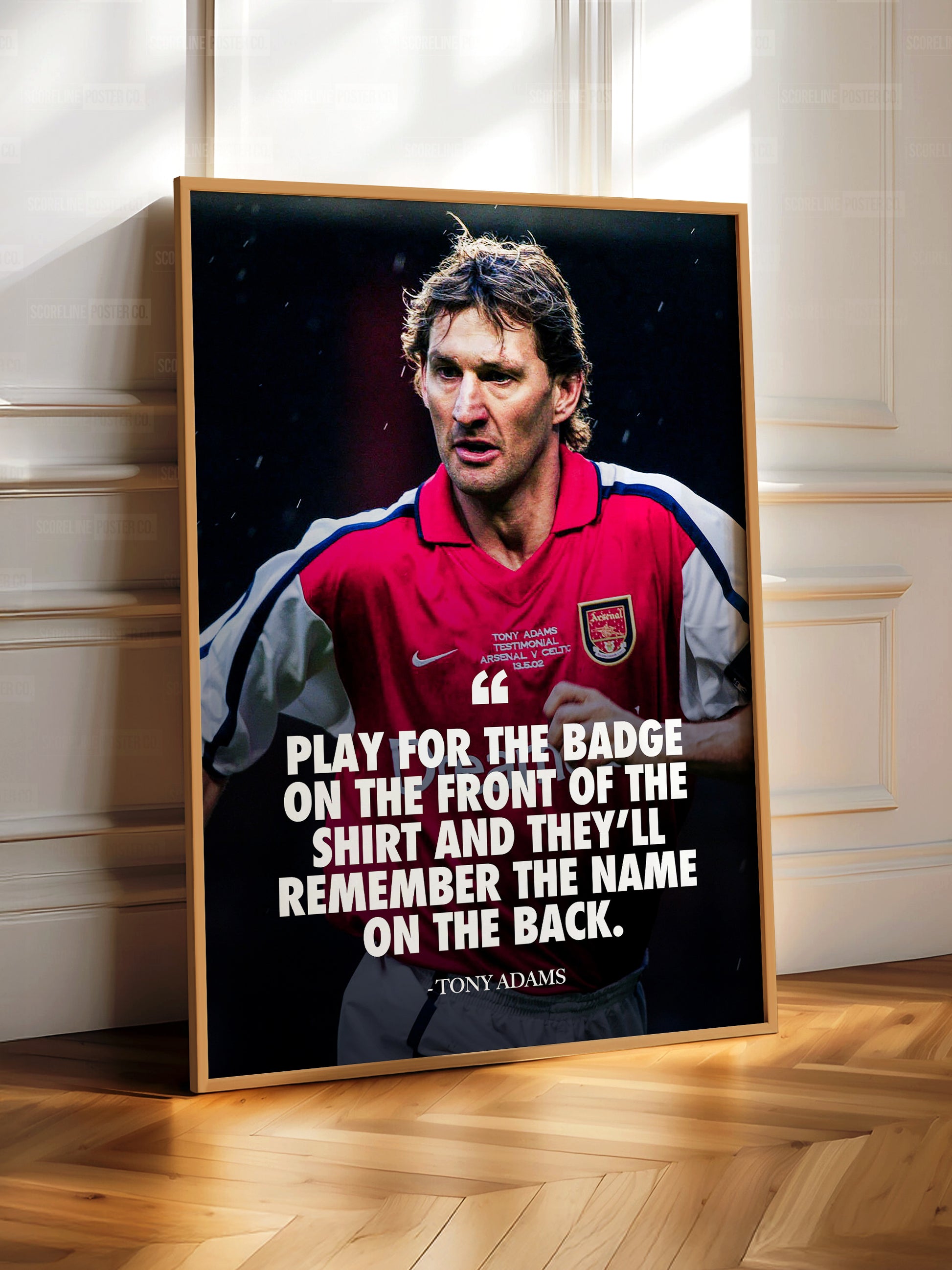 Tony Adams 'Quote' Poster