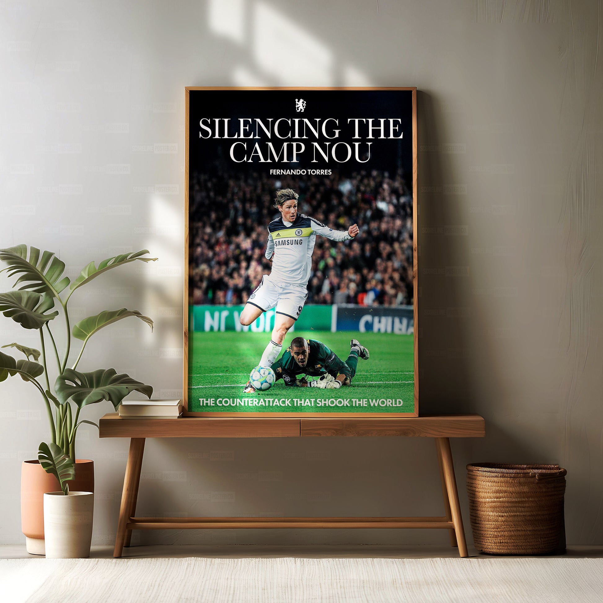 Torres 'Silencing The Camp Nou' Poster