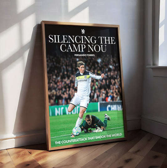 Torres 'Silencing The Camp Nou' Poster