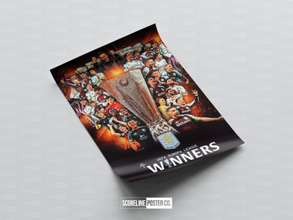 Aston Villa 'UEFA Europa League Champions' Poster
