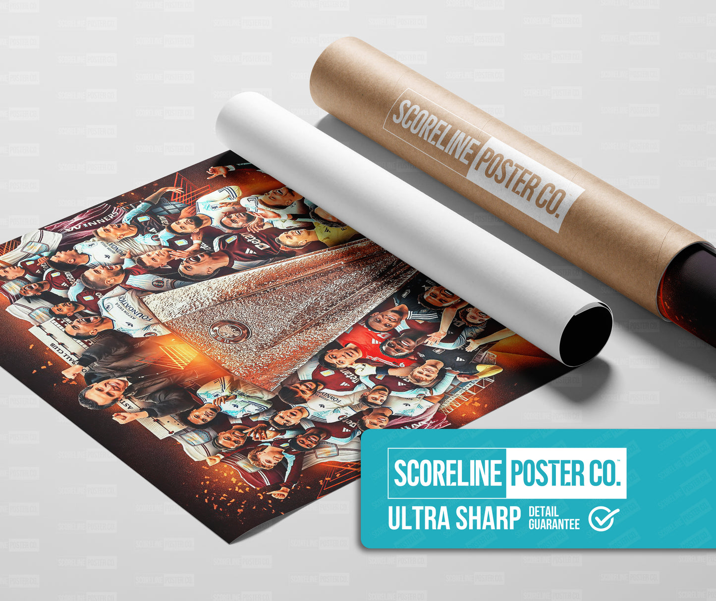 Aston Villa 'UEFA Europa League Champions' Poster