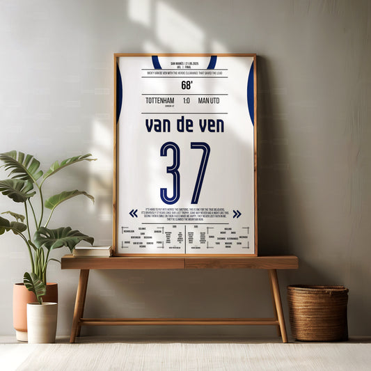 Micky van de Ven Shirt Poster