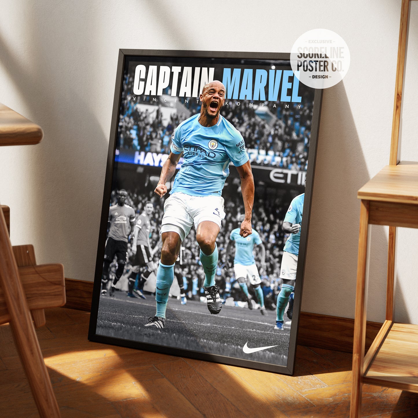 Vincent Kompany 'Captain Marvel' Poster