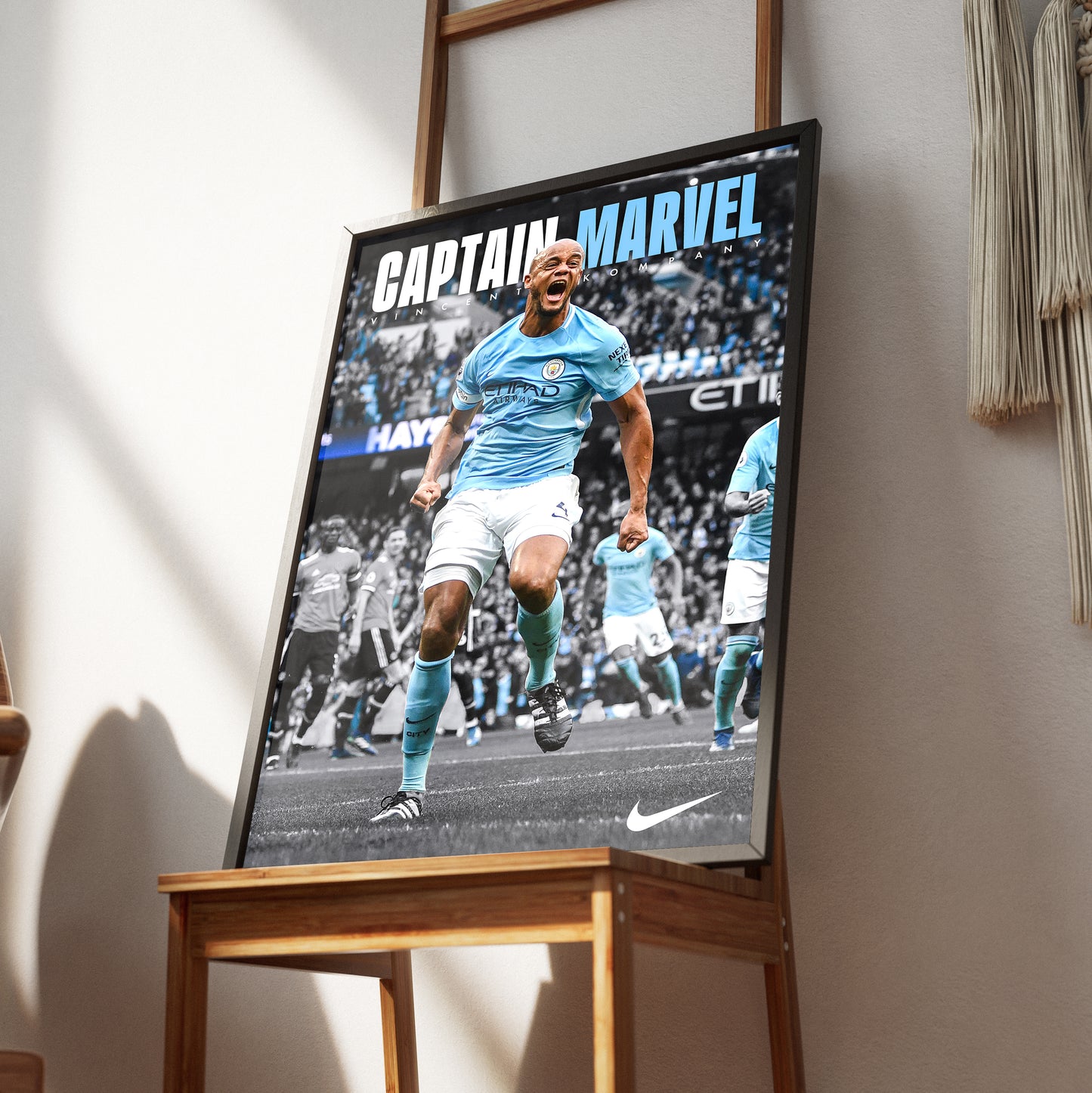 Vincent Kompany 'Captain Marvel' Poster