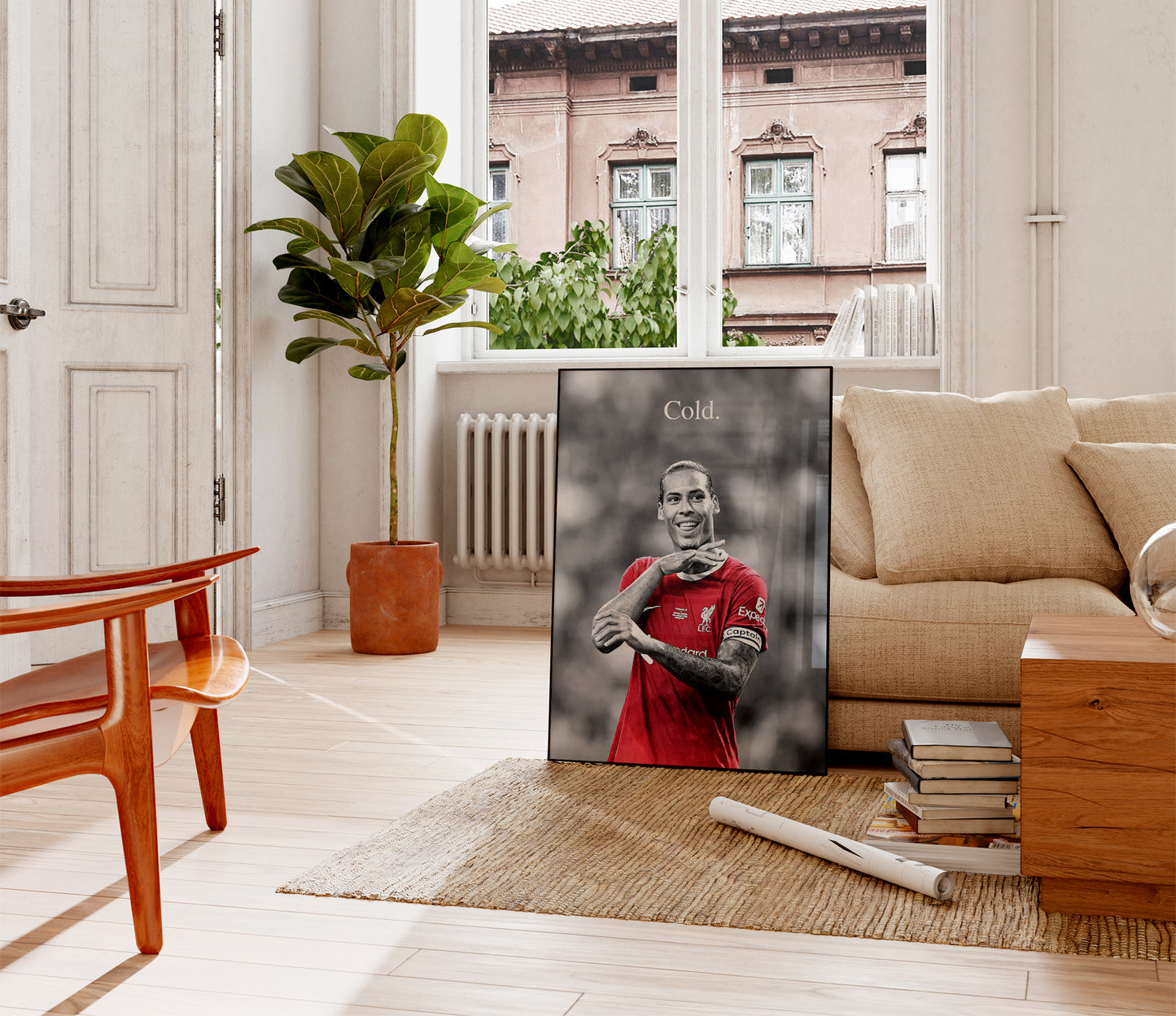 Virgil van Dijk 'Cold' Poster