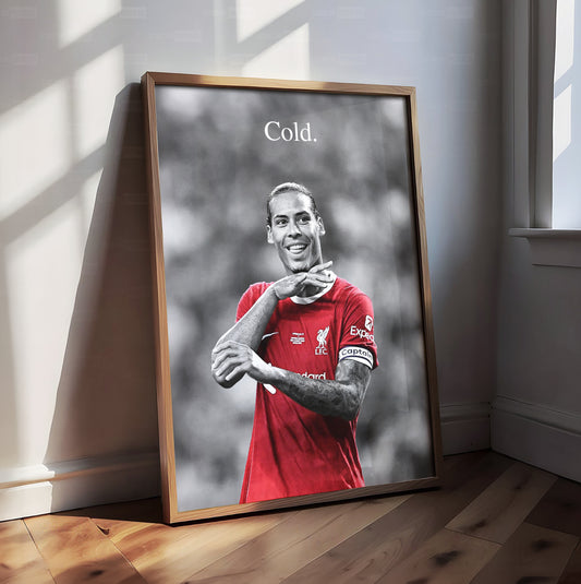 Virgil van Dijk 'Cold' Poster