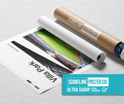 Aston Villa Park Stadium Poster