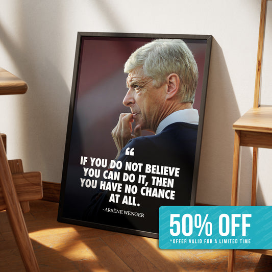 Arsene Wenger 'Quote' Poster