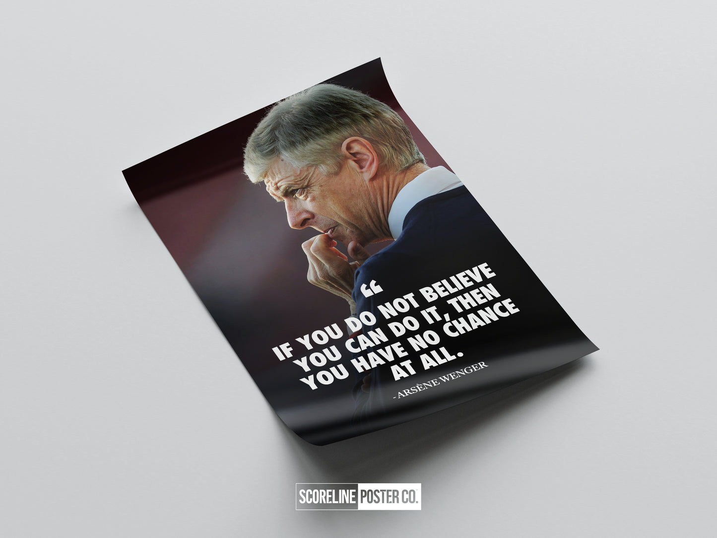 Arsene Wenger 'Quote' Poster