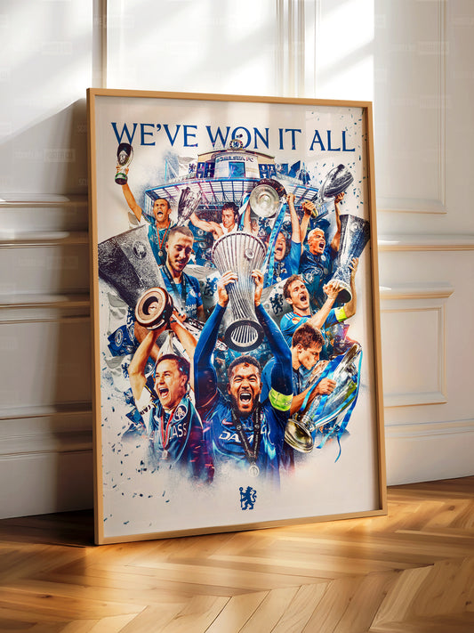 Chelsea 'We've Won It All' European Poster