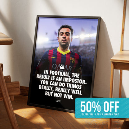 Xavi 'Quote' Poster