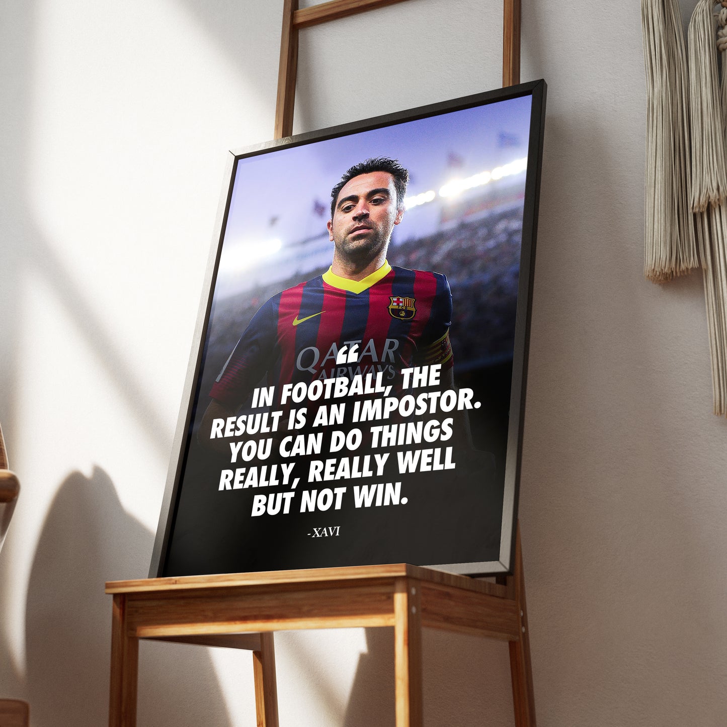 Xavi 'Quote' Poster