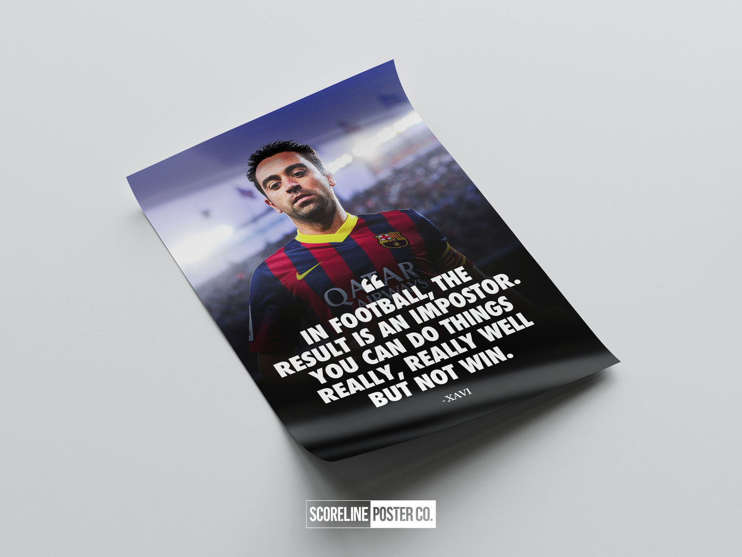 Xavi 'Quote' Poster