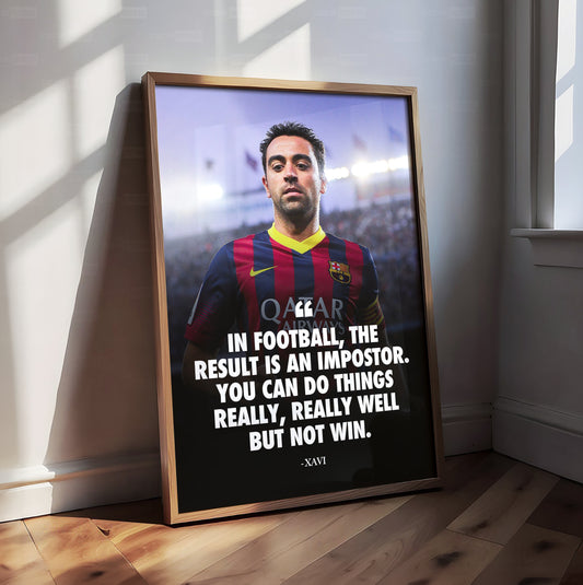 Xavi 'Quote' Poster