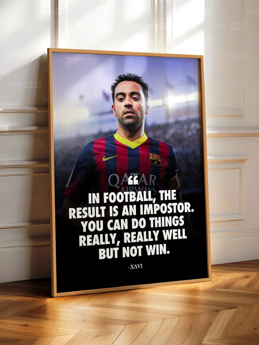 Xavi 'Quote' Poster