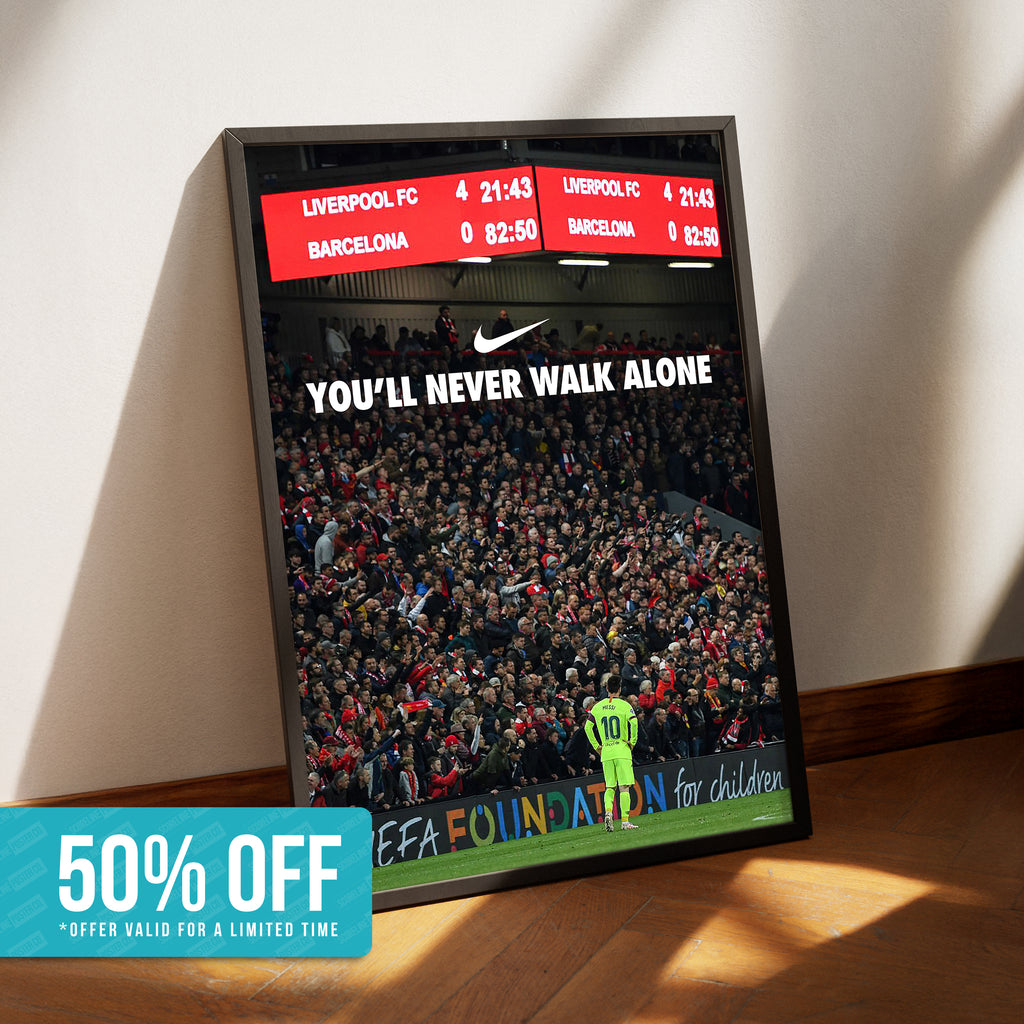 Liverpool 'YNWA' Poster