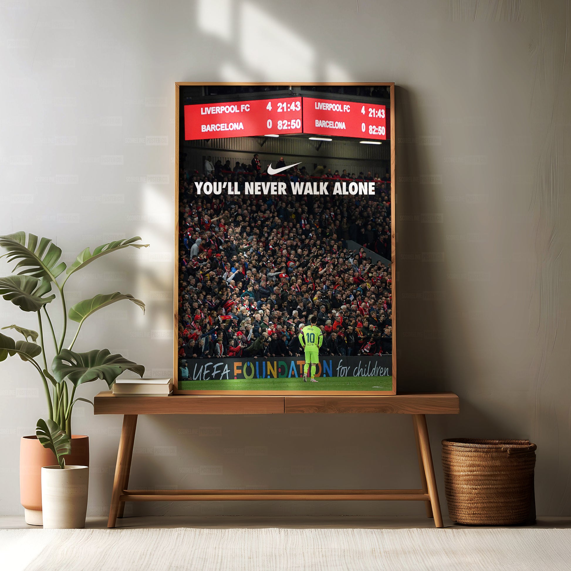 Liverpool 'YNWA' Poster