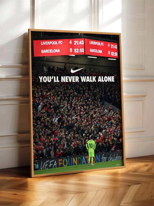 Liverpool 'YNWA' Poster