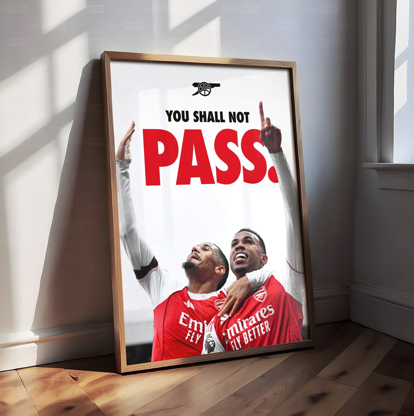 Saliba & Gabriel 'You Shall Not Pass' Poster