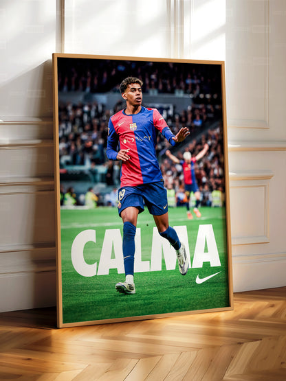 Lamine Yamal 'Calma' Poster