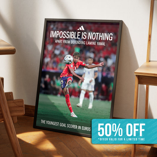 Lamine Yamal 'Impossible Is Nothing' Poster