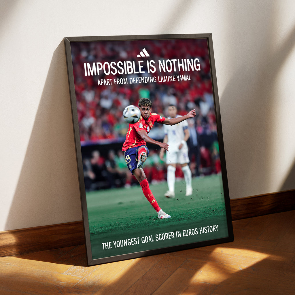 Lamine Yamal 'Impossible Is Nothing' Poster