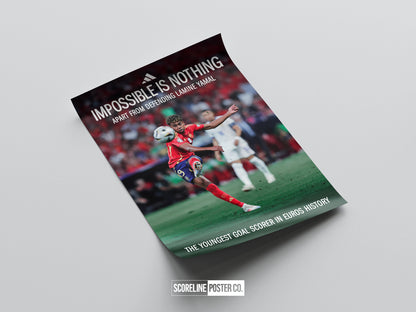 Lamine Yamal 'Impossible Is Nothing' Poster