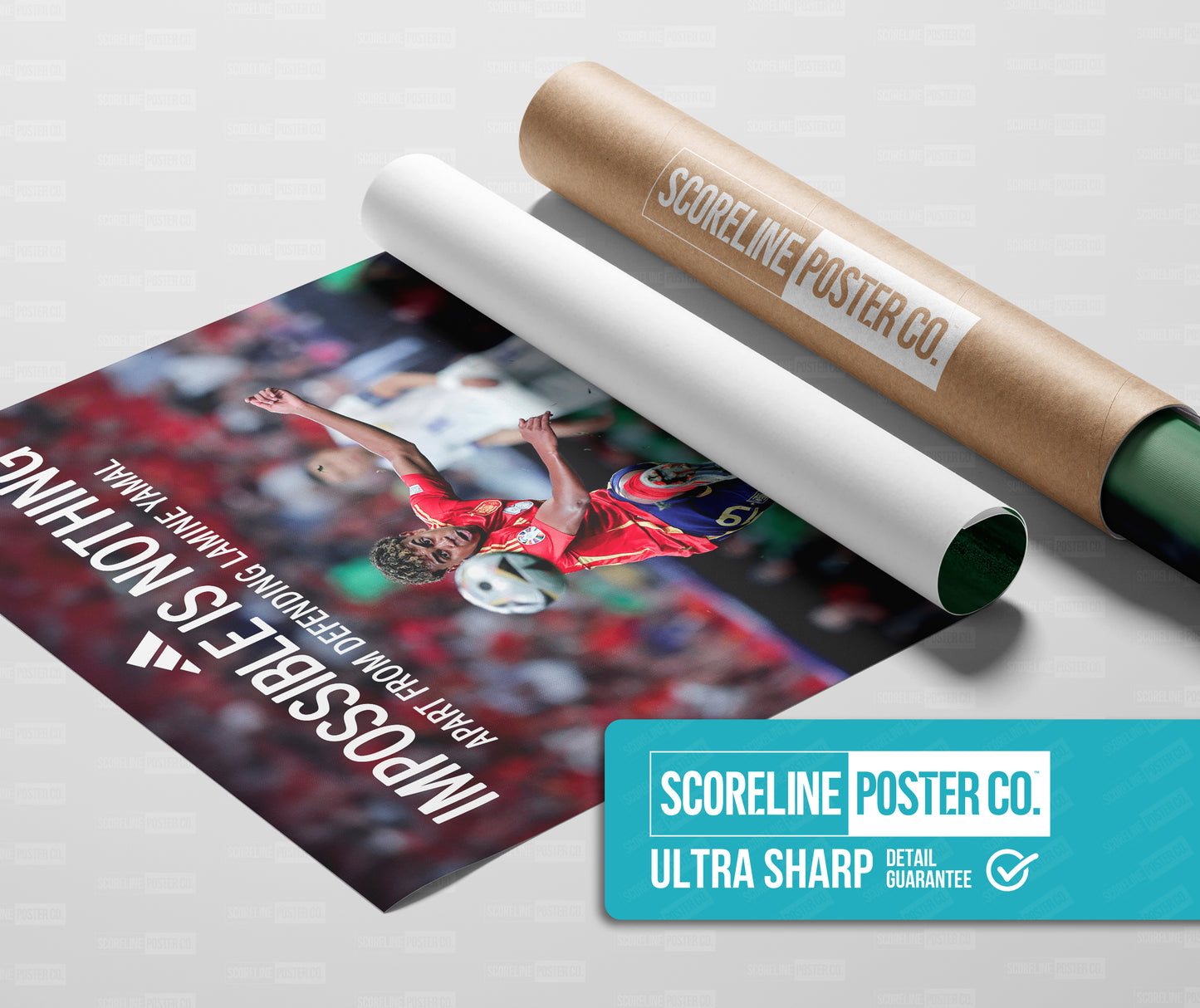 Lamine Yamal 'Impossible Is Nothing' Poster