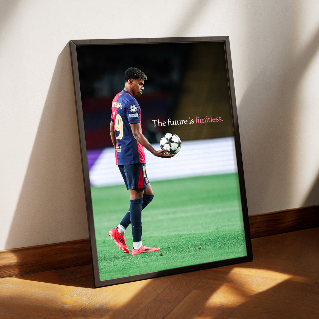 Lamine Yamal 'The Future Is Limitless' Poster